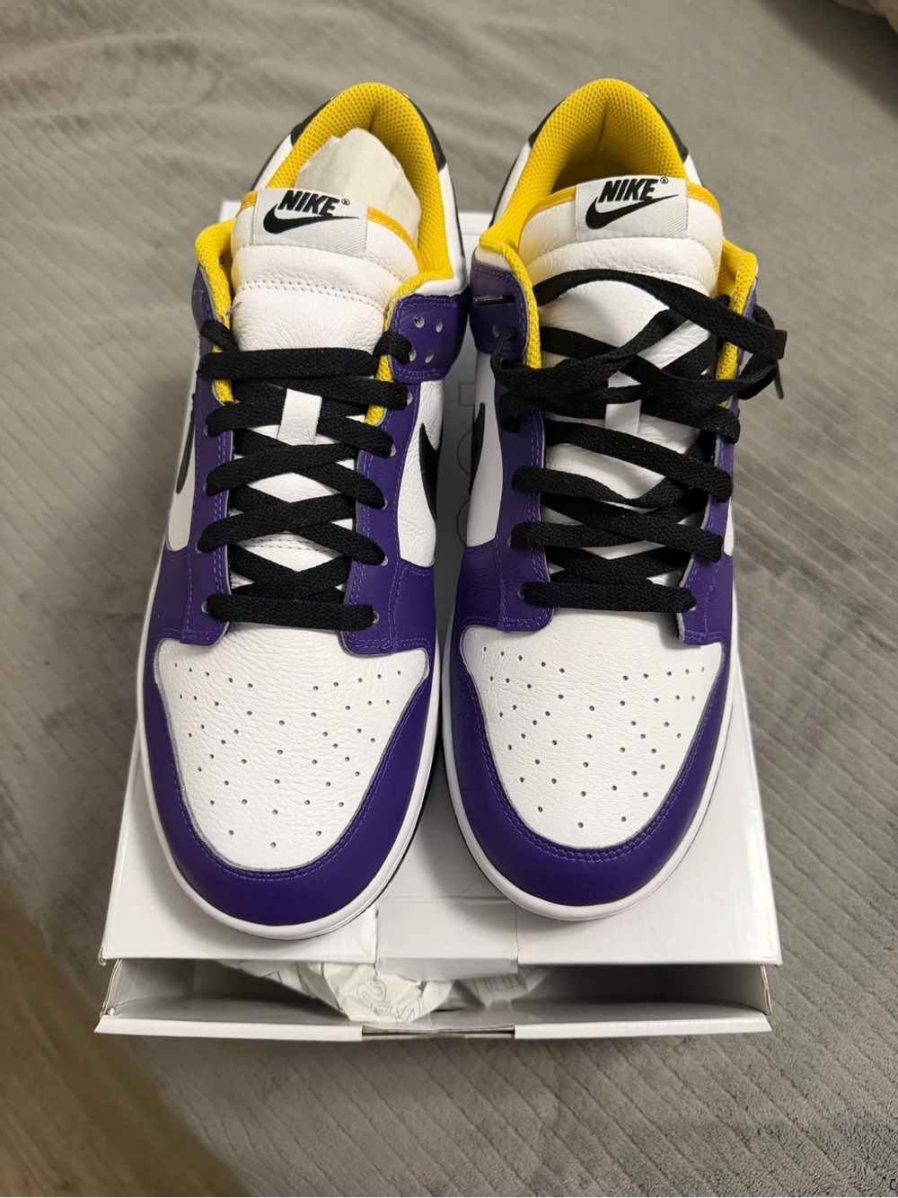 NIKE ID PURPLE BLACK YELLOW DUNK